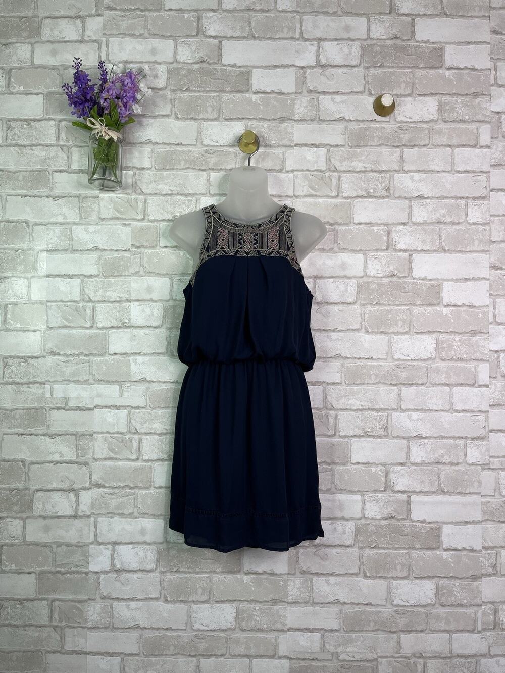CLEARANCE!! City Studio Navy Blue Lined Dress